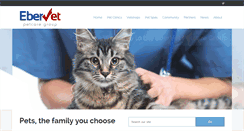 Desktop Screenshot of ebervet.com